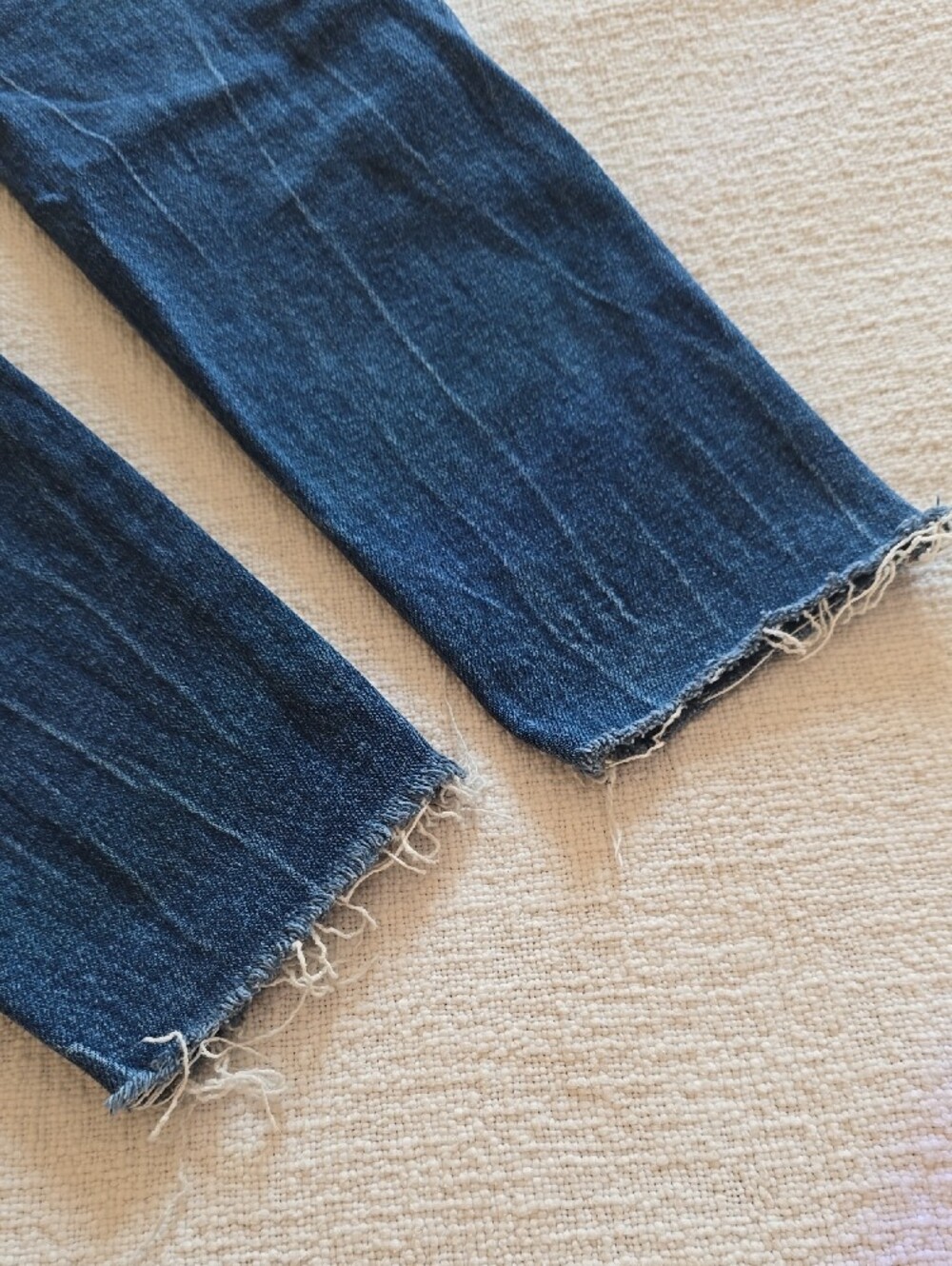 KanCan Blue Skinny Jeans with Raw Hem - Picture 8 of 8